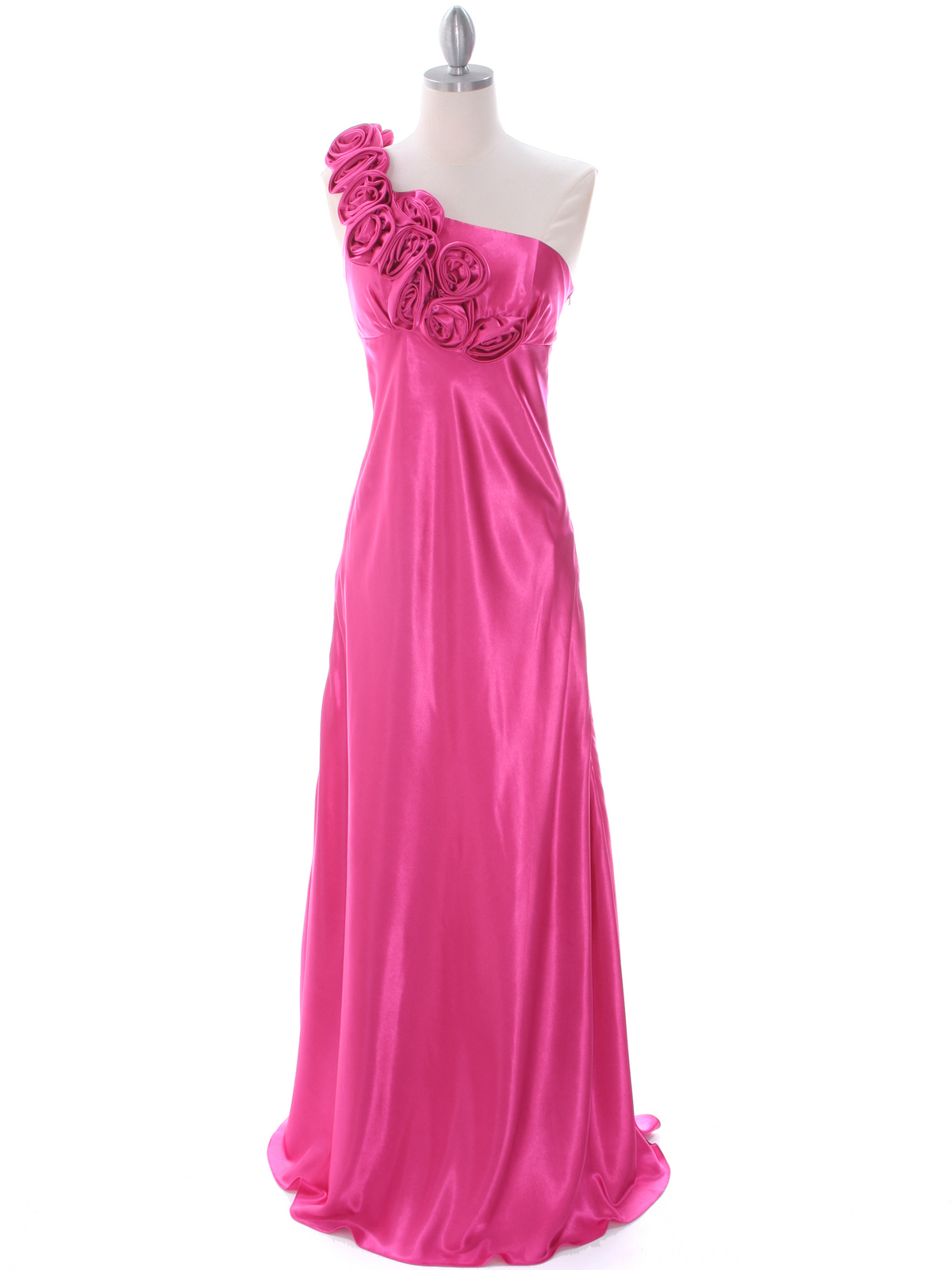 hot pink flowy dress