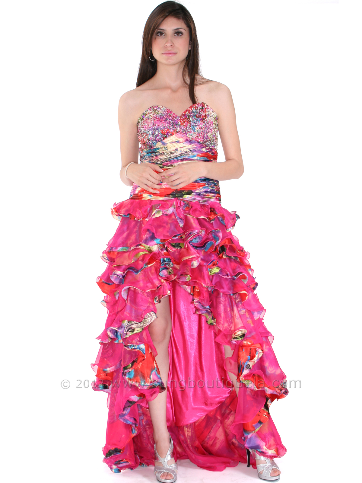 Cheap Print Prom Dresses