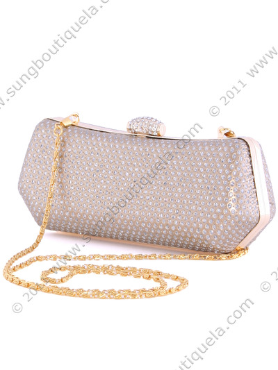 1111TS Gold Sparkling Evening Clutch - Gold, Alt View Medium