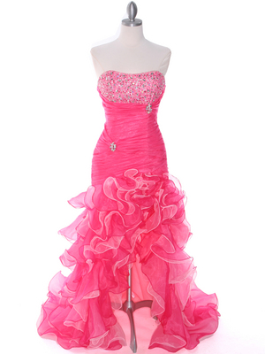 1614 Hot Pink Prom Dress, Hot Pink