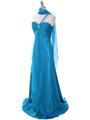 1622 Teal Beaded One Should Prom Evening Dress - Teal, Alt View Thumbnail