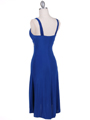 1813S Royal Blue Cocktail Dress - Royal Blue, Back View Thumbnail