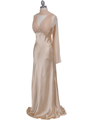 1855 Gold Satin Evening Dress - Gold, Alt View Thumbnail