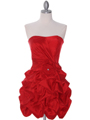 186 Red Homecoming Dress - Red, Front View Thumbnail
