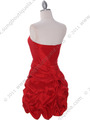 186 Red Homecoming Dress - Red, Back View Thumbnail