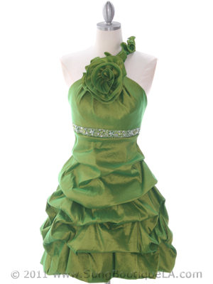 187 Green Homecoming Dress, Green