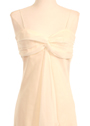 2832 Cream Chiffon Cocktail Dress - Cream, Alt View Thumbnail