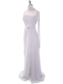 3198 Silver Chiffon Mother of The Bride Dress - Silver, Alt View Thumbnail