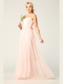 3314 Convertible Tulle Bridesmaid Dress - Blush, Alt View Thumbnail