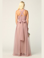 3314 Convertible Tulle Bridesmaid Dress - Mauve, Alt View Thumbnail
