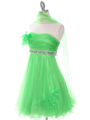 4051 Green Homecoming Dress - Green, Alt View Thumbnail