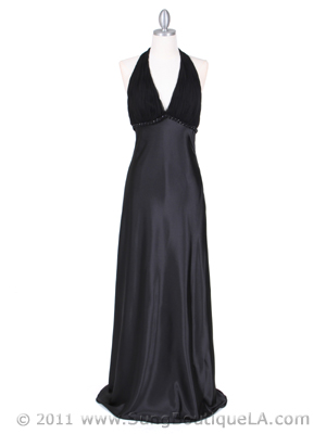 4939 Black Evening Dress, Black