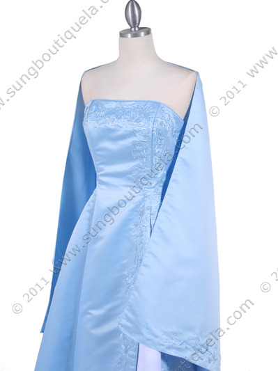 4987 Baby Blue Prom Dress - Baby Blue, Alt View Medium