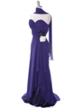 5230 Purple Strapless Evening Dress - Purple, Alt View Thumbnail