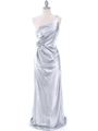 5234 Silver Evening Dress - Silver, Front View Thumbnail