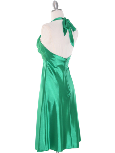 Green Halter Cocktail Dress With Rhinestone Pin Sung Boutique La 