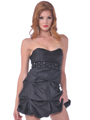 74139 Little Black Dress - Black, Front View Thumbnail