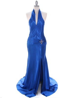 7701 Royal Blue Evening Dress, Royal Blue