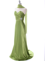 7704 Green Evening Dress - Green, Alt View Thumbnail