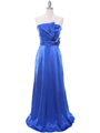 8067 Royal Blue Charmeuse Bridesmaid Evening Dress