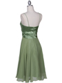 8610 Green Cocktail Dress - Green, Back View Thumbnail