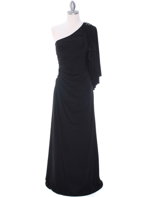 8650 Black Evening Dress, Black