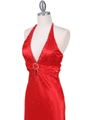 9002 Red Halter Evening Gown - Red, Alt View Thumbnail